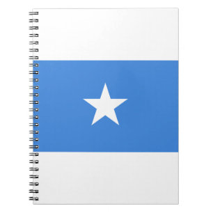 Somalia Flagga Anteckningsbok