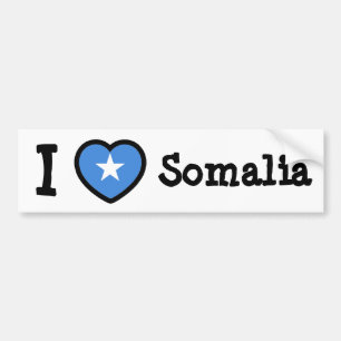 Somalia Flagga Bildekal