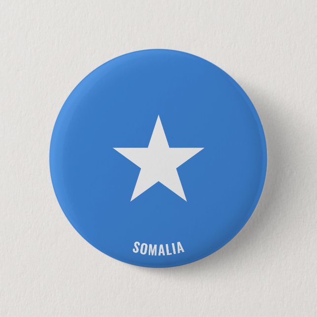 Somalia Flagga Charming Patriotic Knapp (Framsida)