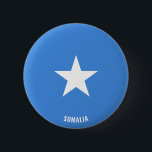 Somalia Flagga Charming Patriotic Knapp<br><div class="desc">Somalias Flagga Charming Patriotic Button med flagga Somalia tryckt över hela knappen. Land namn är delvis integrerat i utformningen på grund. Anpassadet Text är fullt ut med funktionen "Anpassa den!". Denna vackra Somalia-knapp är snyggtens gåva till alla tillfälle. © 20210000000000000</div>