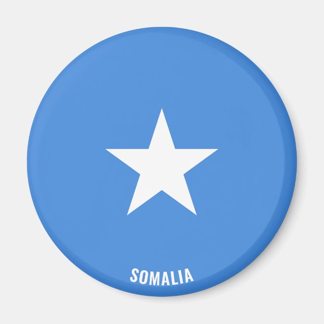 Somalia Flagga Charming Patriotic Magnet (Framsidan)