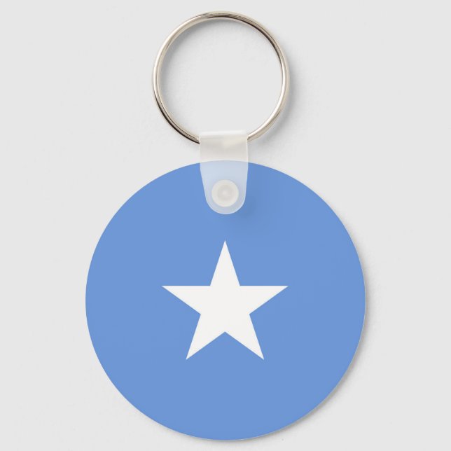 Somalia Flagga Emblem Nyckelring (Framsida)