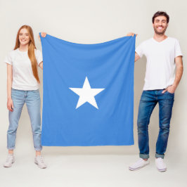 Somalia flagga fleecefilt