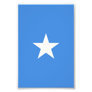 Somalia flagga fototryck