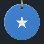 Somalia flagga julgransprydnad keramik<br><div class="desc">En idealisk gåva till alla dem som är patriotiska i land!</div>