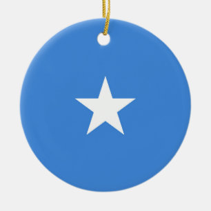 Somalia flagga julgransprydnad keramik
