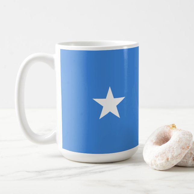 Somalia flagga kaffemugg (Med munk)