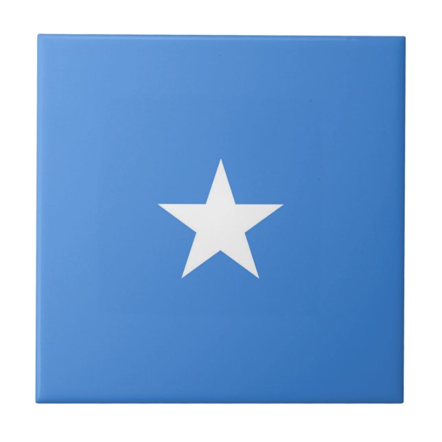 Somalia flagga kakelplatta (Framsidan)