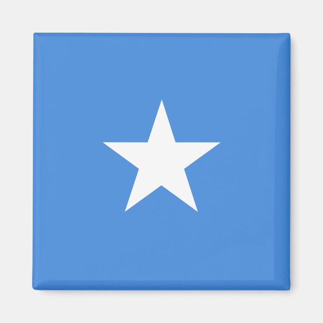 Somalia flagga magnet (Framsidan)