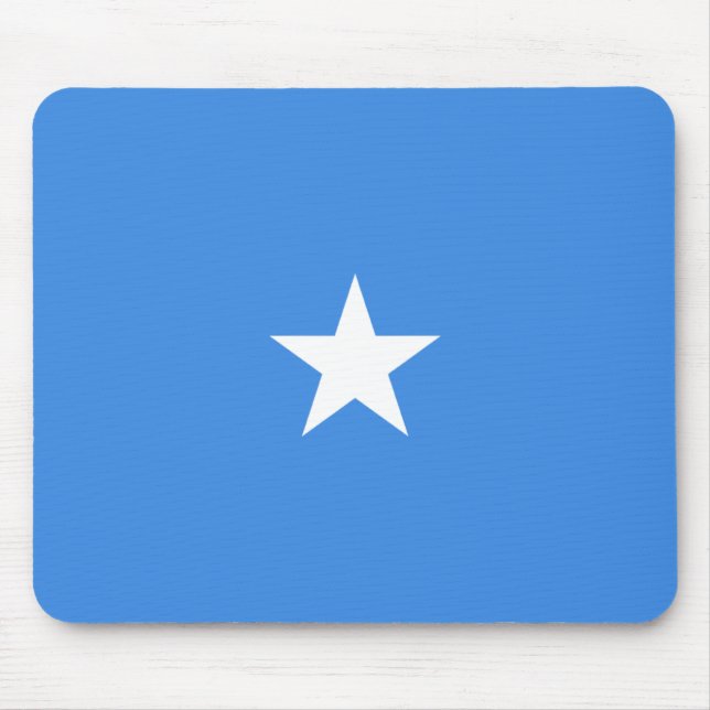 Somalia Flagga Mousepad Musmatta (Framsidan)