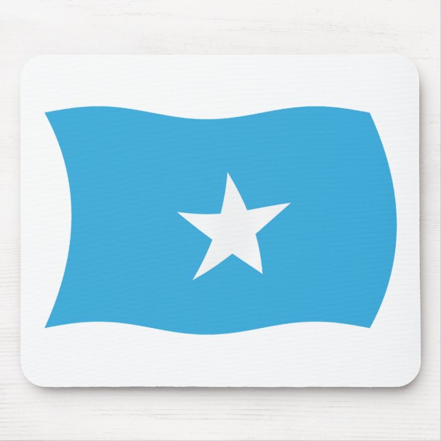 Somalia Flagga Musmatta (Framsidan)