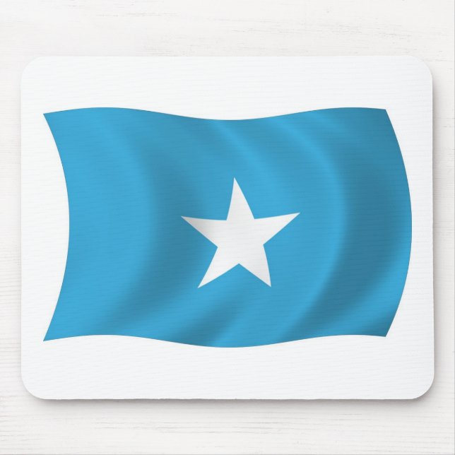 Somalia Flagga Musmatta (Framsidan)
