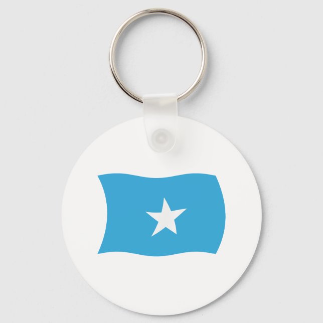 Somalia Flagga Nyckelring (Framsida)