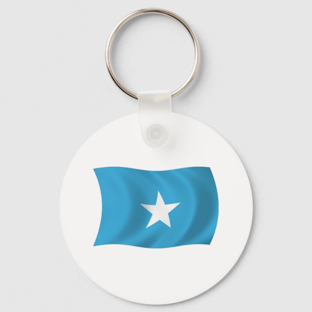 Somalia Flagga Nyckelring (Framsida)