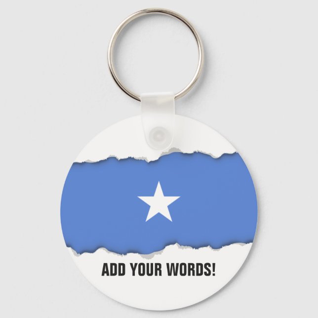 Somalia Flagga Nyckelring (Framsida)