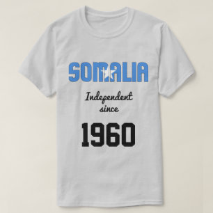 Somalia Flagga och Jacka av Arm Patriotic T Shirt