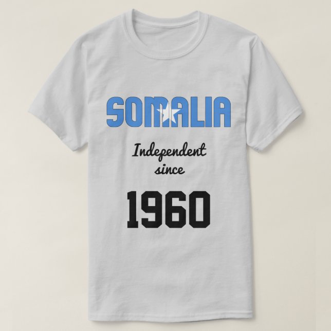 Somalia Flagga och Jacka av Arm Patriotic T Shirt (Design framsida)