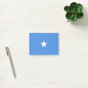 Somalia flagga post-it block