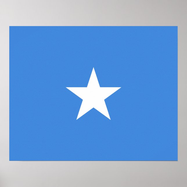Somalia Flagga Poster (Framsidan)