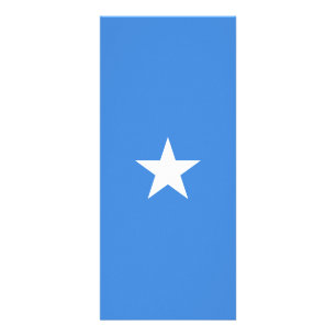 Somalia flagga reklamkort