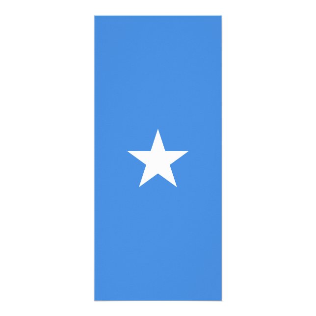 Somalia flagga reklamkort (Framsidan)