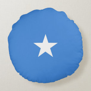 Somalia flagga rund kudde