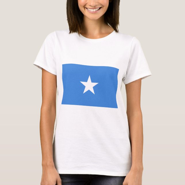 Somalia Flagga T Shirt (Framsida)
