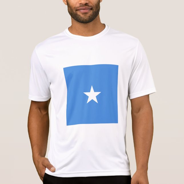 Somalia flagga t shirt (Framsida)