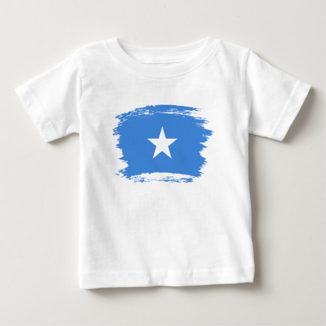 Somalia flagga t shirt (Framsida)