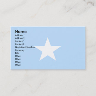 Somalia Flagga Visitkort