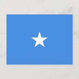 Somalia Flagga vykort