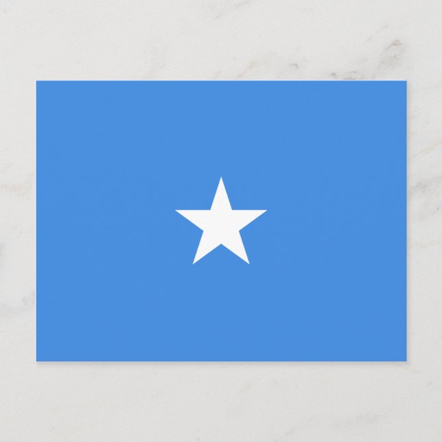 Somalia Flagga vykort (Framsida)