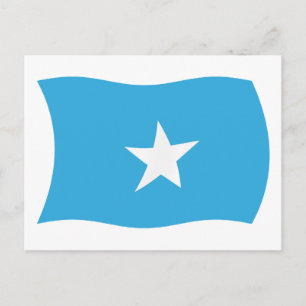 Somalia Flagga vykort