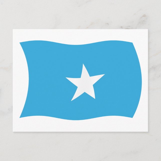 Somalia Flagga vykort (Framsida)