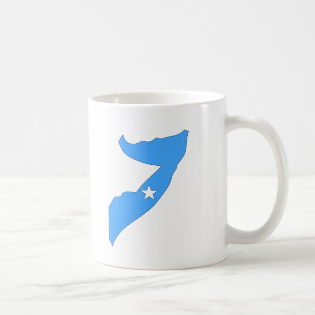 Somalia flaggakarta kaffemugg (Höger)