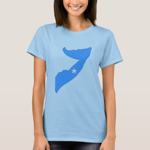 Somalia flaggakarta t-shirt