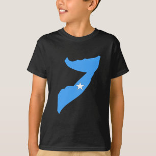Somalia flaggakarta tee