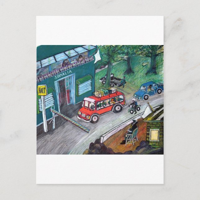 Somalia Gräns Vykort (Framsida)