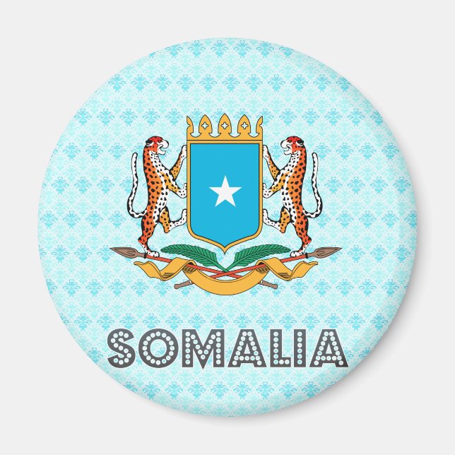 Somalia Jackar om Arm Magnet (Framsidan)