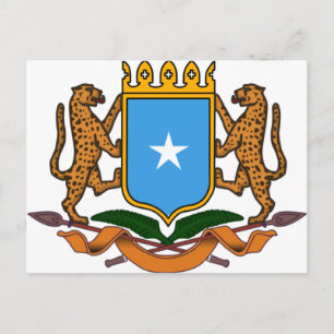 Somalia jackar om arm vykort