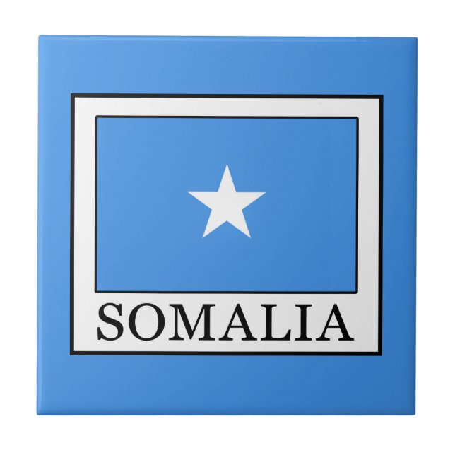 Somalia Kakelplatta (Framsidan)
