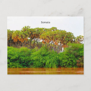 Somalia, landskapsfoto vykort