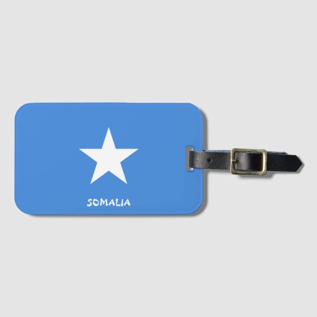Somalia National Flagga Patriotic Bagagebricka (Framsida horisontal)