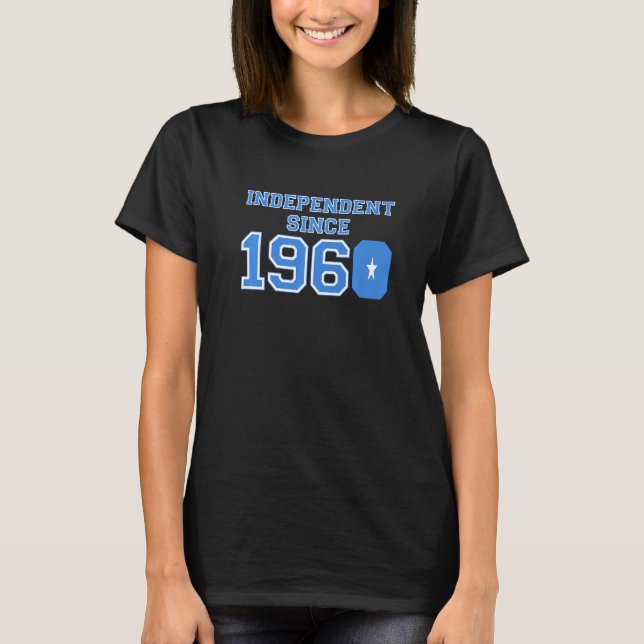 Somalia Oberoende sedan 1960 T Shirt (Framsida)