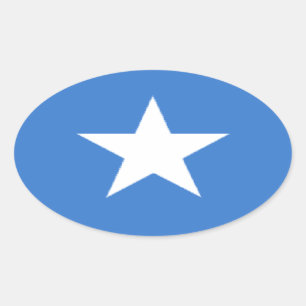 Somalia Ovalt Klistermärke