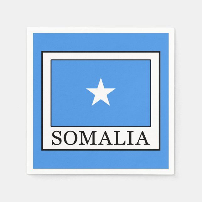 Somalia Pappersservett (Framsidan)