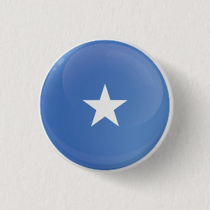 Somalia Round Icon Flagga Knapp