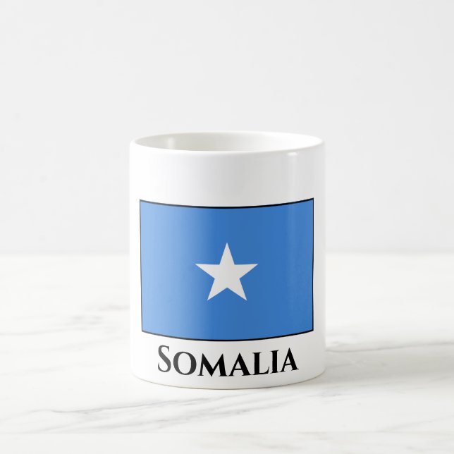 Somalia (Somalian) Flagga Kaffemugg (Center)