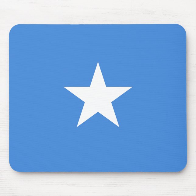 Somalia (Somalian) Flagga Musmatta (Framsidan)