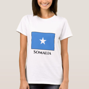 Somalia (Somalian) Flagga T Shirt
